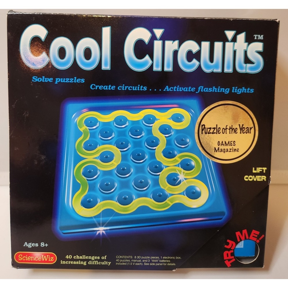 New! Cool Circuits Electronic Puzzle Game STEM Fun Game!